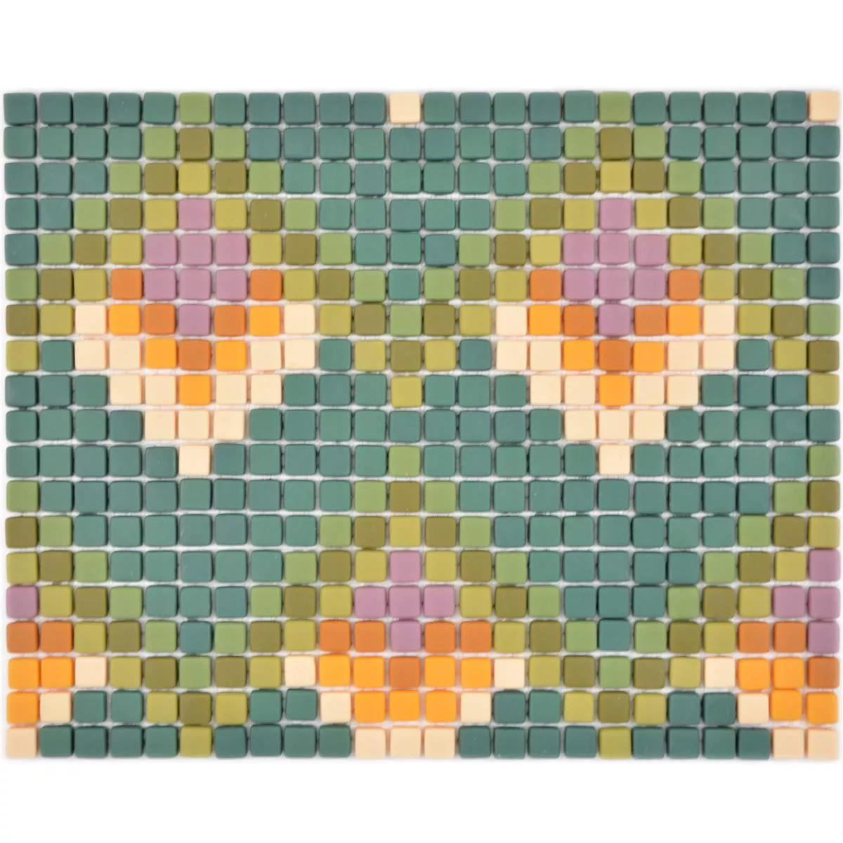 Skleněná Mozaika Dlaždice Haramont Zelená