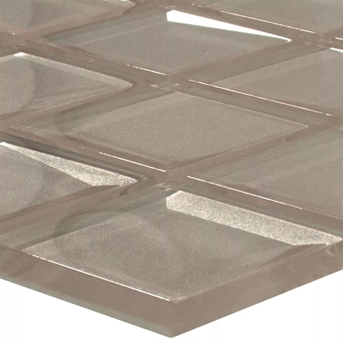 Skleněná Mozaika Dlaždice Venedig 3D Béžová Skleněná Mozaika Dlaždice Venedig 3D Béžová