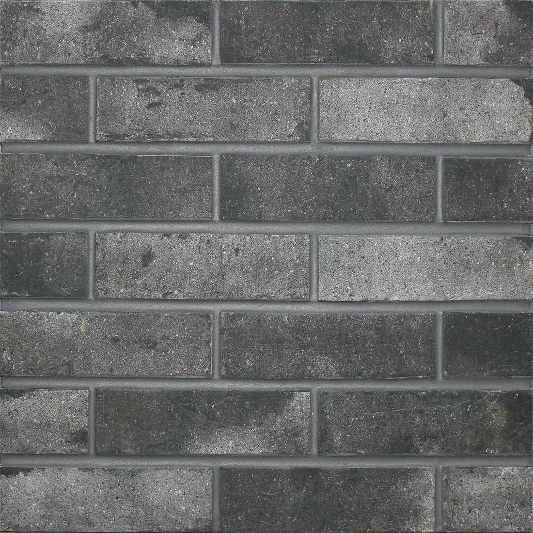Podlahové Dlaždice Leverkusen 7,1x24cm Cihlový Dark Grey