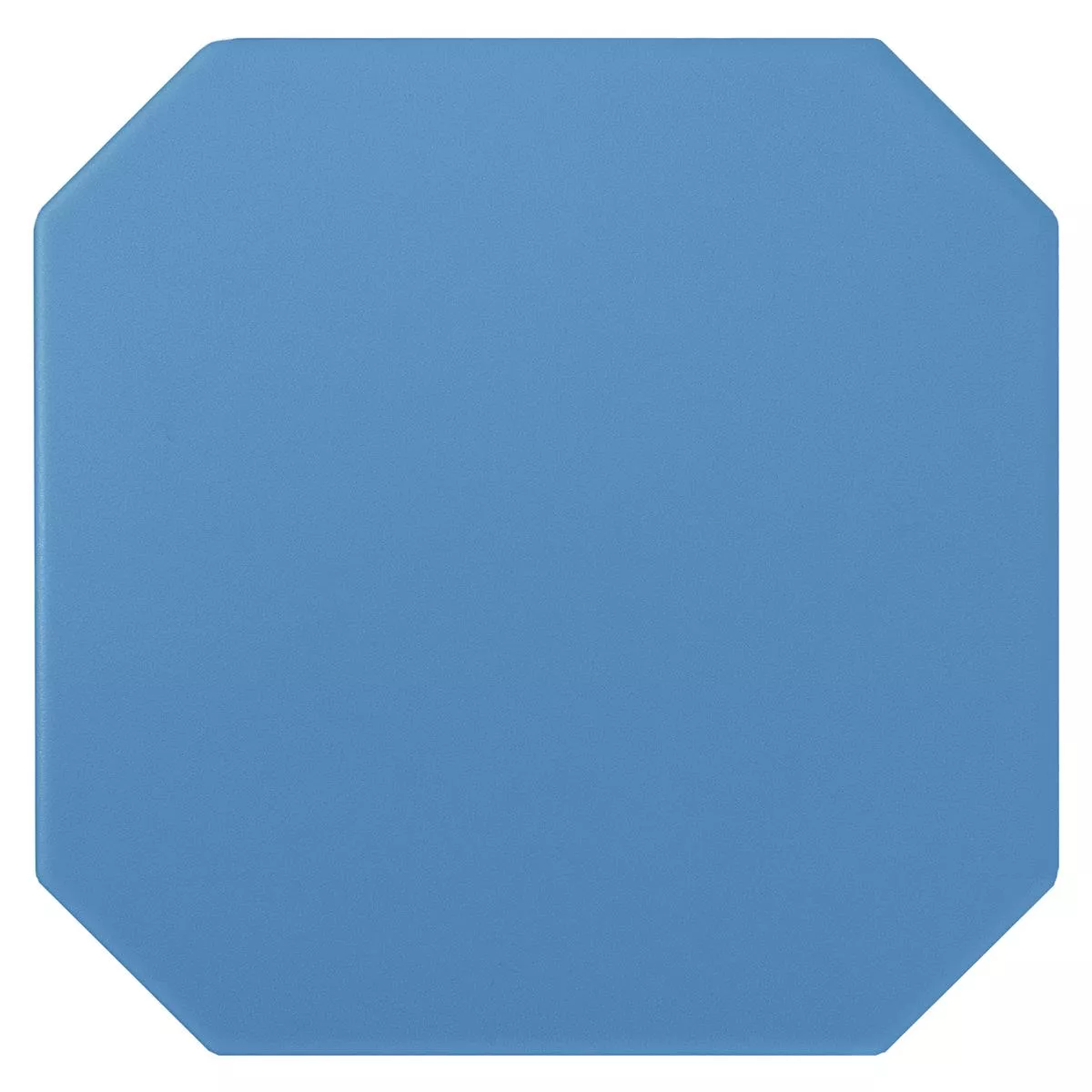 Vzorek Kameniny S Porcelánovou Povrchovou Úpravou Dlaždice Genexia Uni Modrá Osmiúhelník 20x20cm