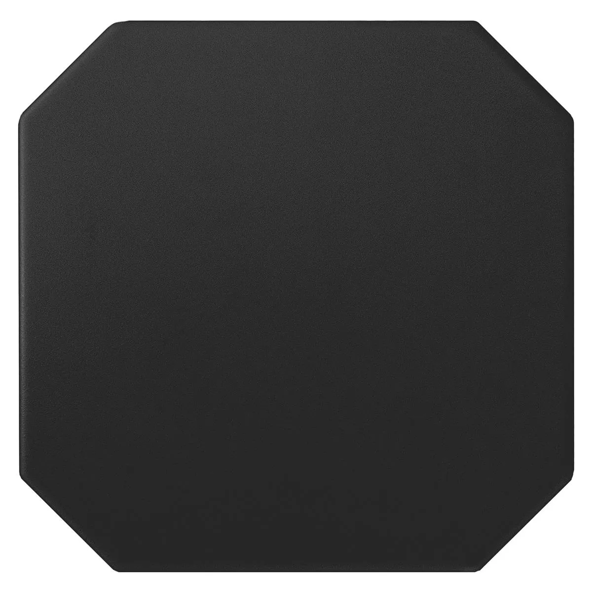 Vzorek Kameniny S Porcelánovou Povrchovou Úpravou Dlaždice Genexia Uni Černá Osmiúhelník 20x20cm
