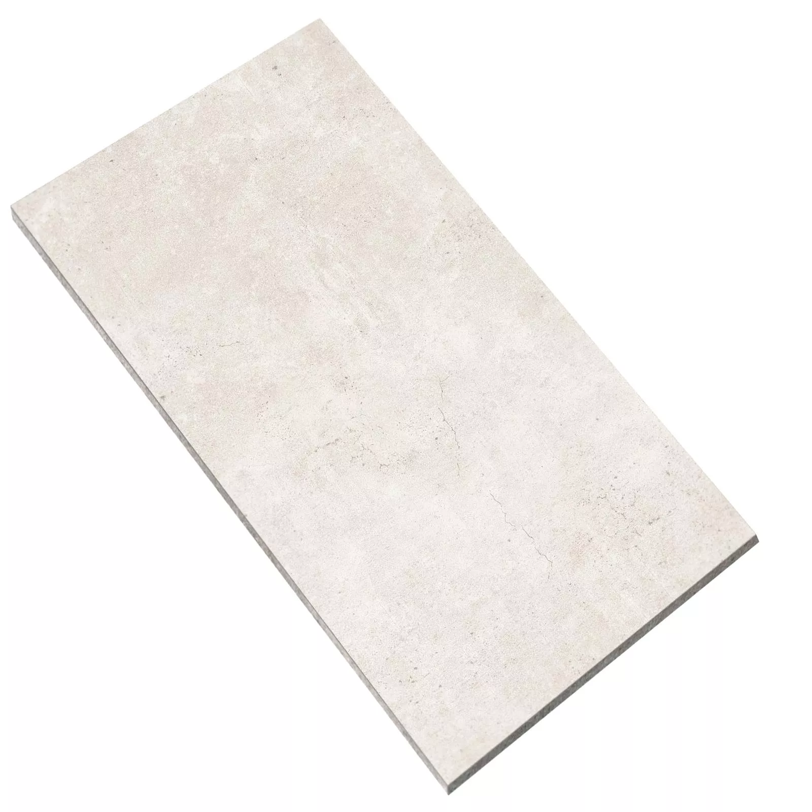 Vzorek Podlahové Dlaždice Jamaica Betonový Vzhled Krémová Bílá 30x60cm