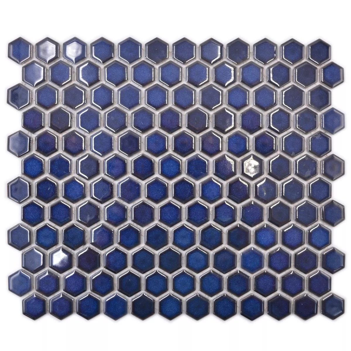 Keramická Mozaika Salomon Šestiúhelník Kobalt Modrá H23