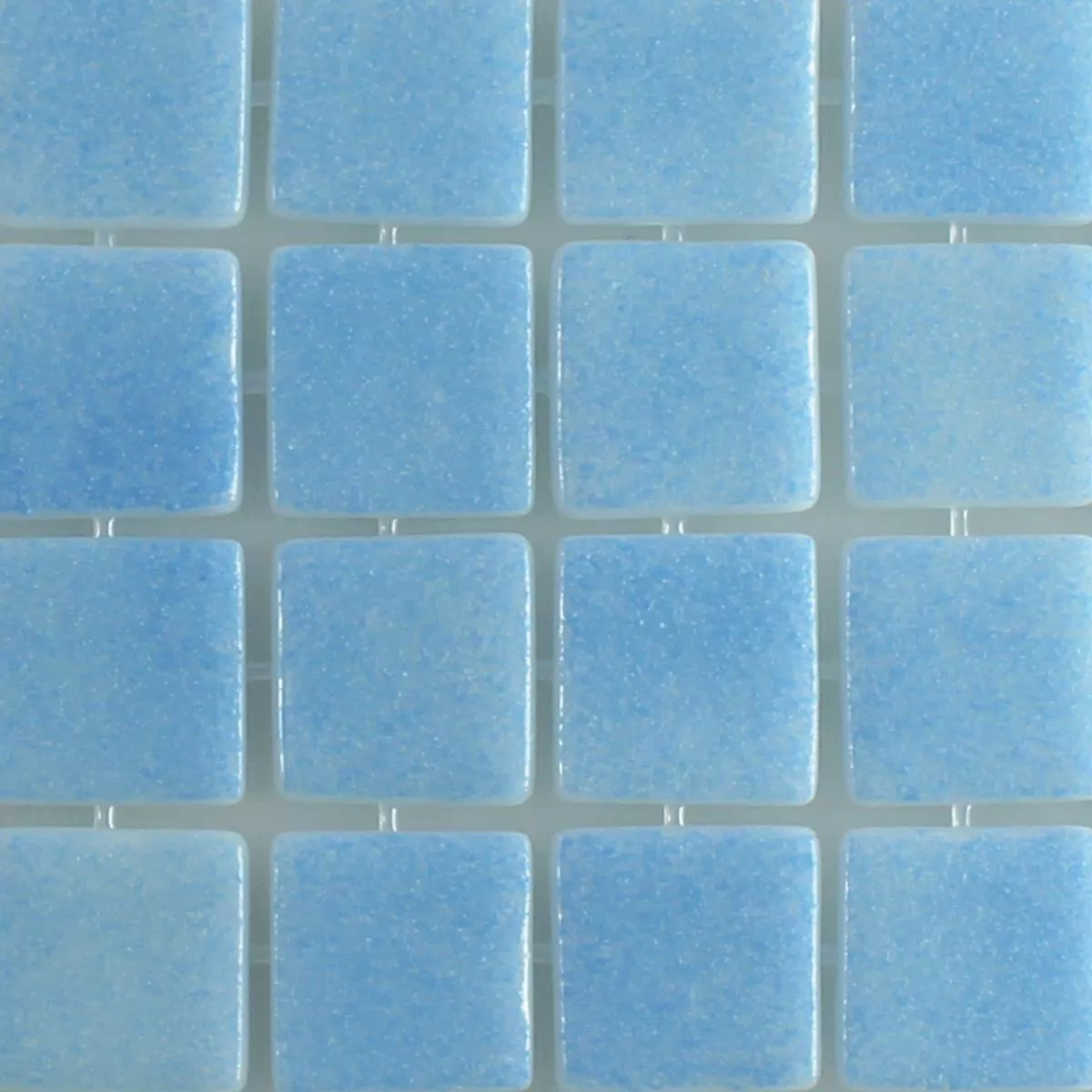 Vzorek Sklo Plavecký Bazén Mozaika Antonio Světle Modrá