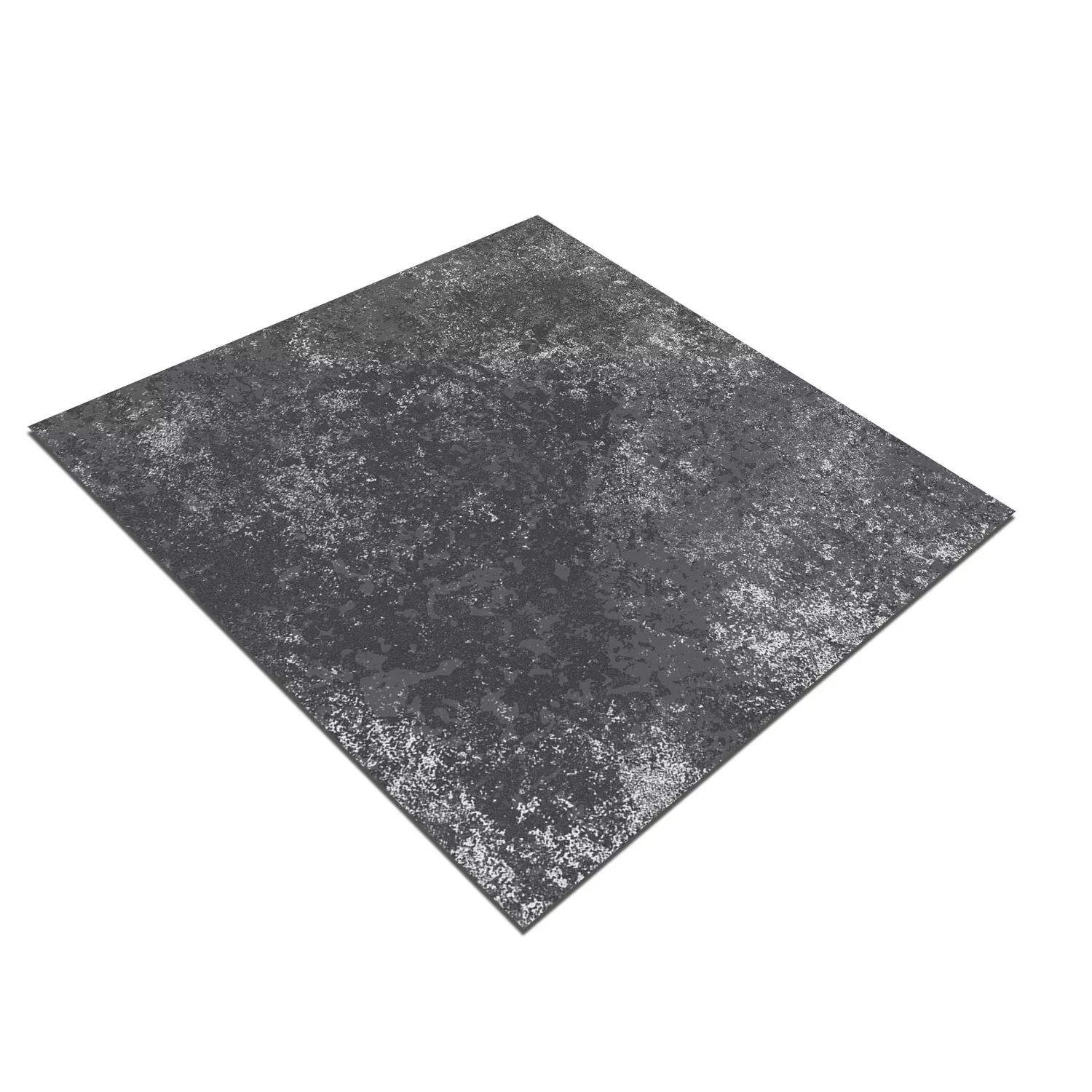 Vzorek Cementové Dlaždice Retro Vzhled Gris Základní Černá 18,6x18,6cm