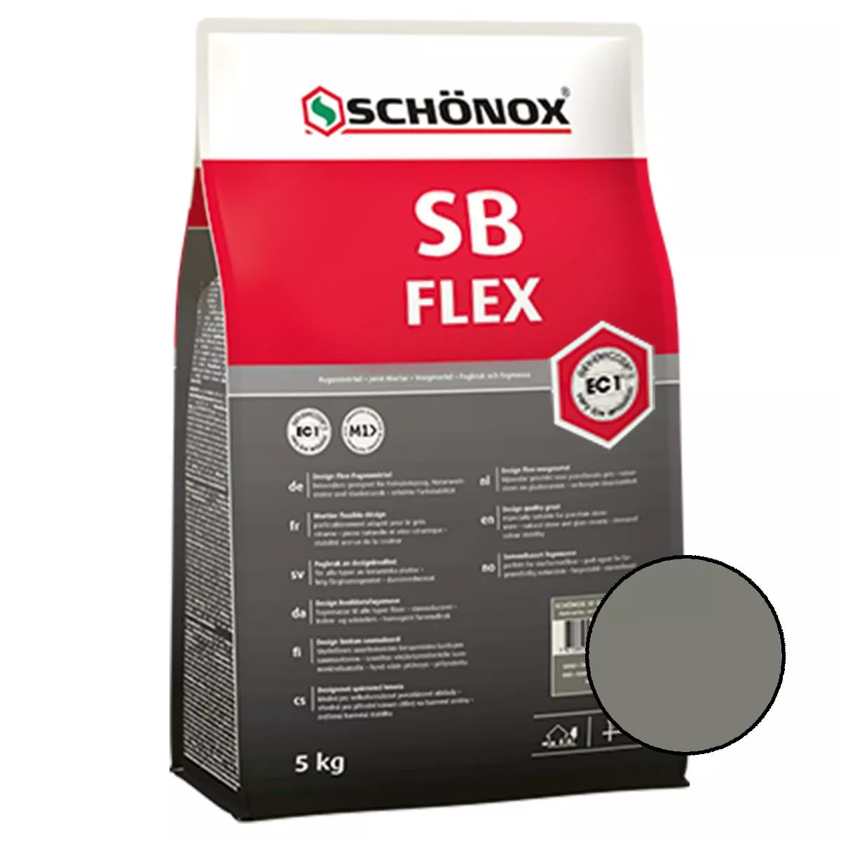 Spárovací hmota Schönox SB Flex Grey 5 kg 
