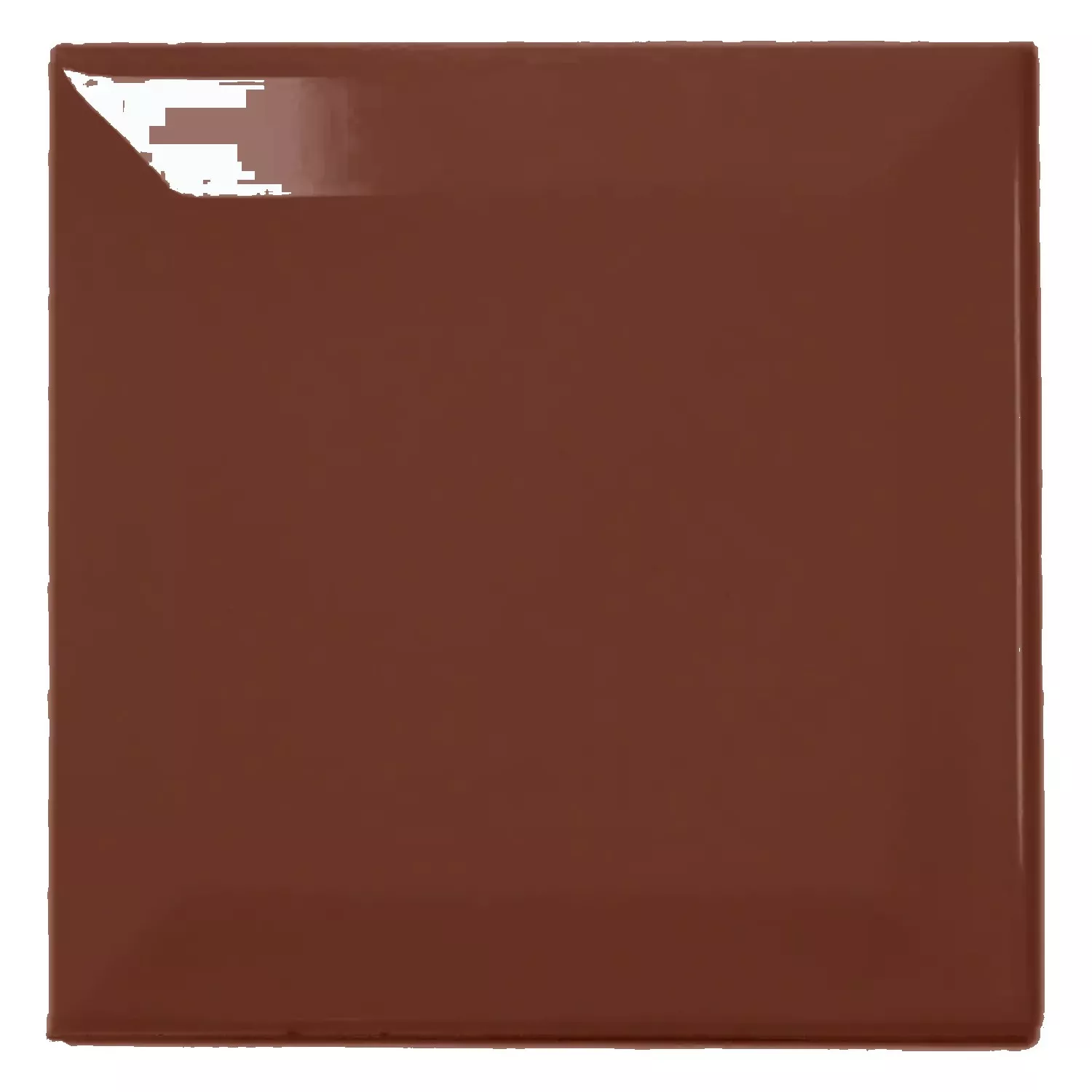 Dlaždice metra Hnědá Lesklá 10x10 cm Fazeta Catarina Marron