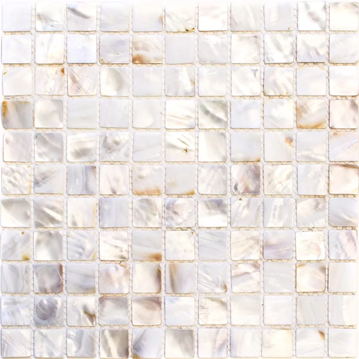 Vzorek Mozaiková Dlaždice Perleť Xenia Bílá