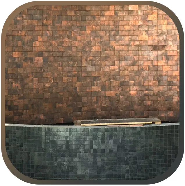Kovové mozaikové dlaždice univerzálně použitelné