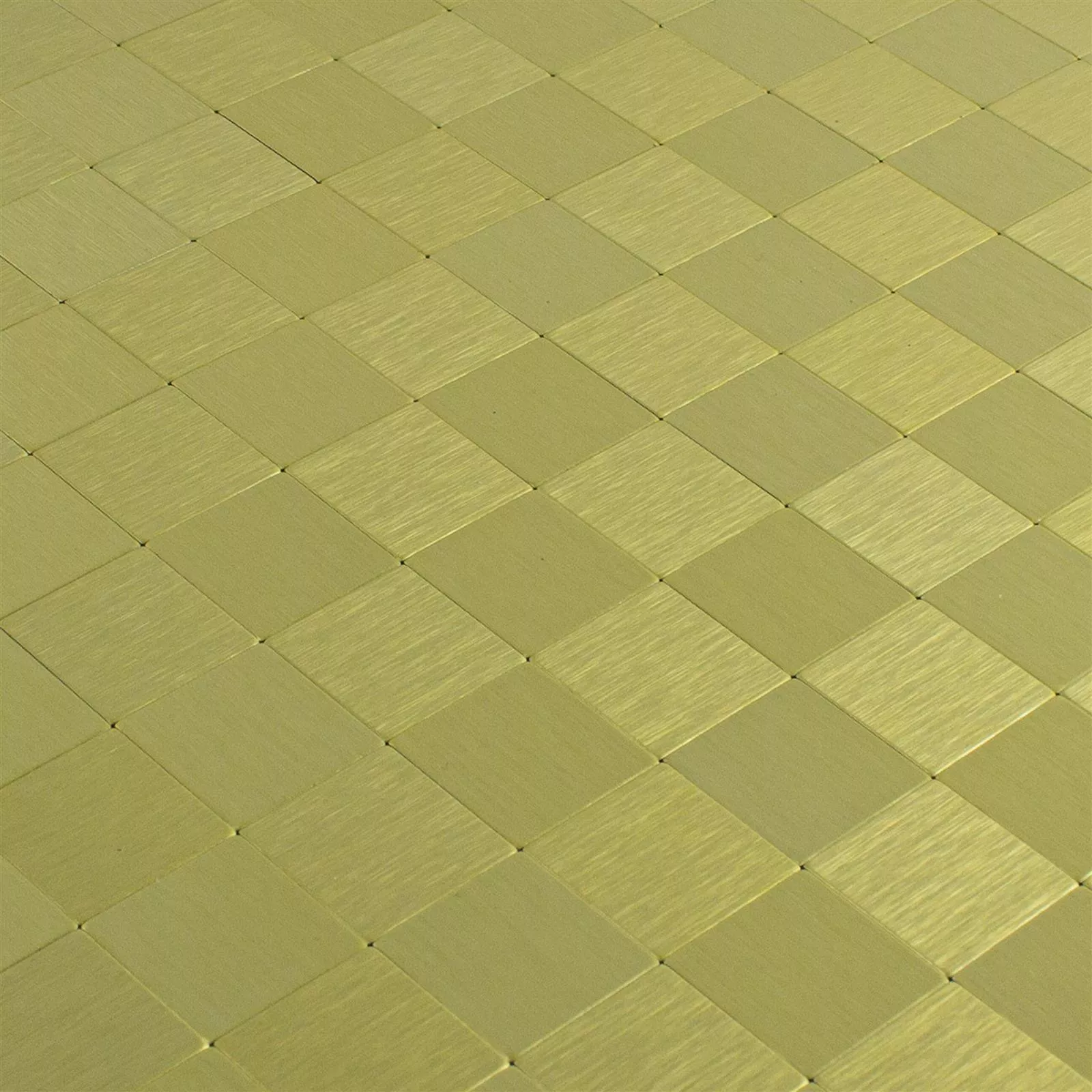 Vzorek z Mozaiková Dlaždice Kov Samolepicí Vryburg Zlatá Čtverec 