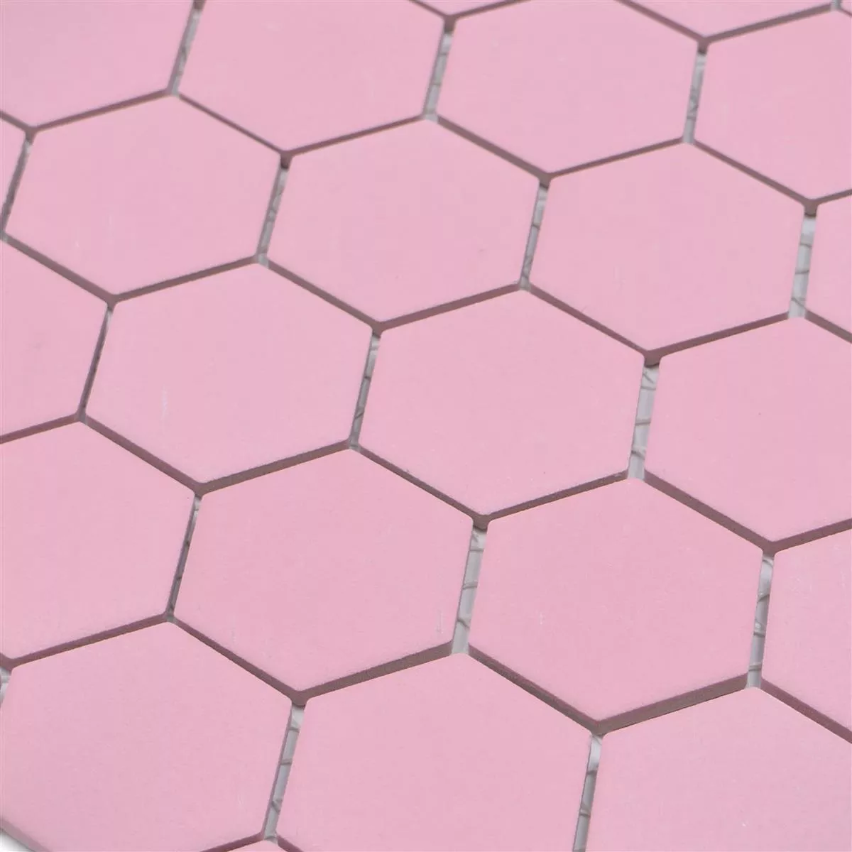 Vzorek Keramická Mozaikové Bismarck R10B Šestiúhelník Růžová H51