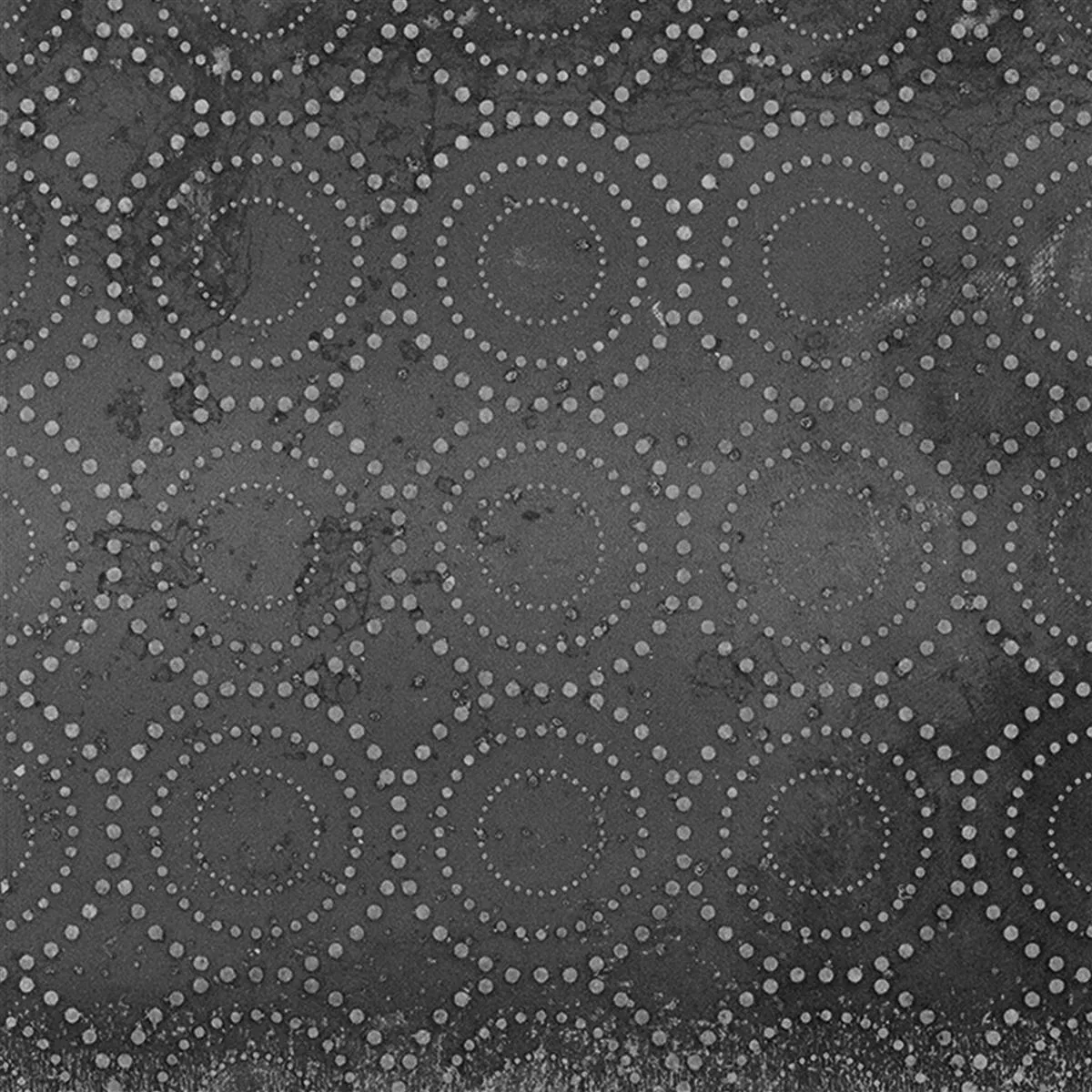 Podlahové Dlaždice Chicago Kovový Vzhled Antracitová R9 - 18,5x18,5cm Pattern 4