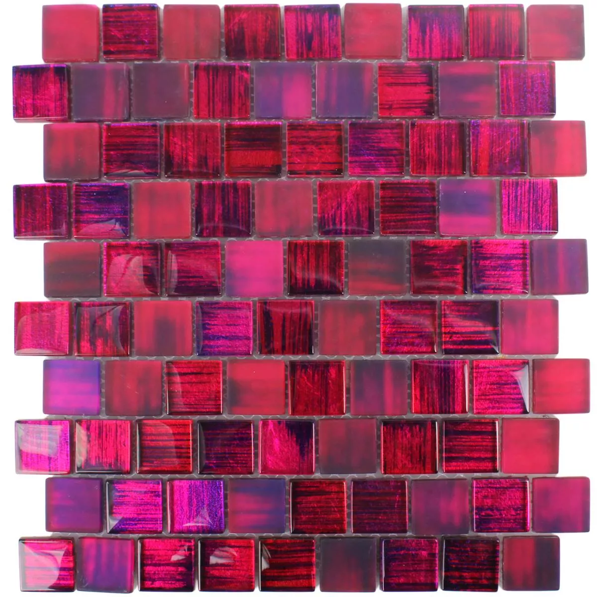 Skleněná Mozaika Dlaždice Lanzarote Růžová Pink