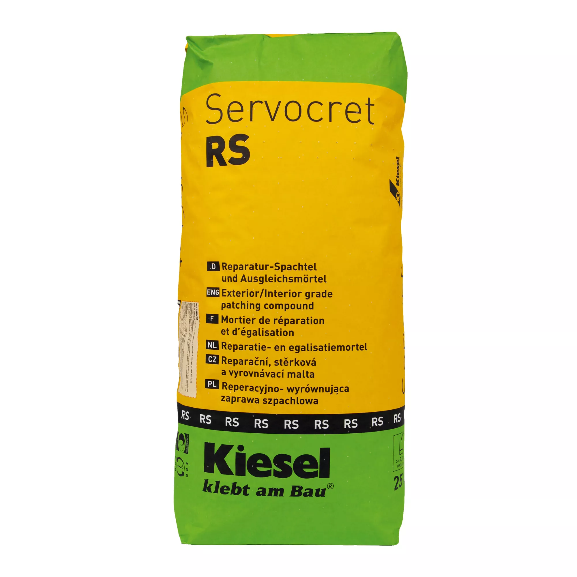 Kiesel Servocret RS - Rychlejší Plnicí A Vyrovnávací Malta (25 KG)