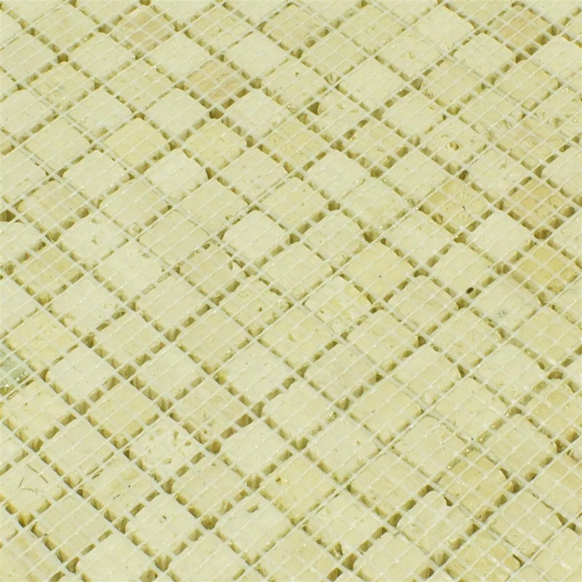 Mramor Mozaika Z Přírodního Kamene Dlaždice Antika Mix Zlatá Krémová