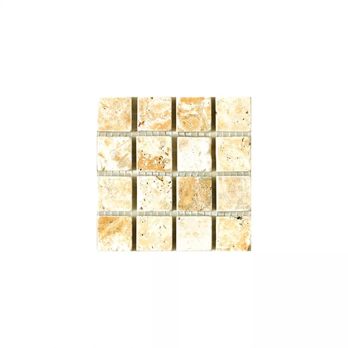 Vzorek Mozaiková Dlaždice Z Travertinu. Castello Zlatá 23