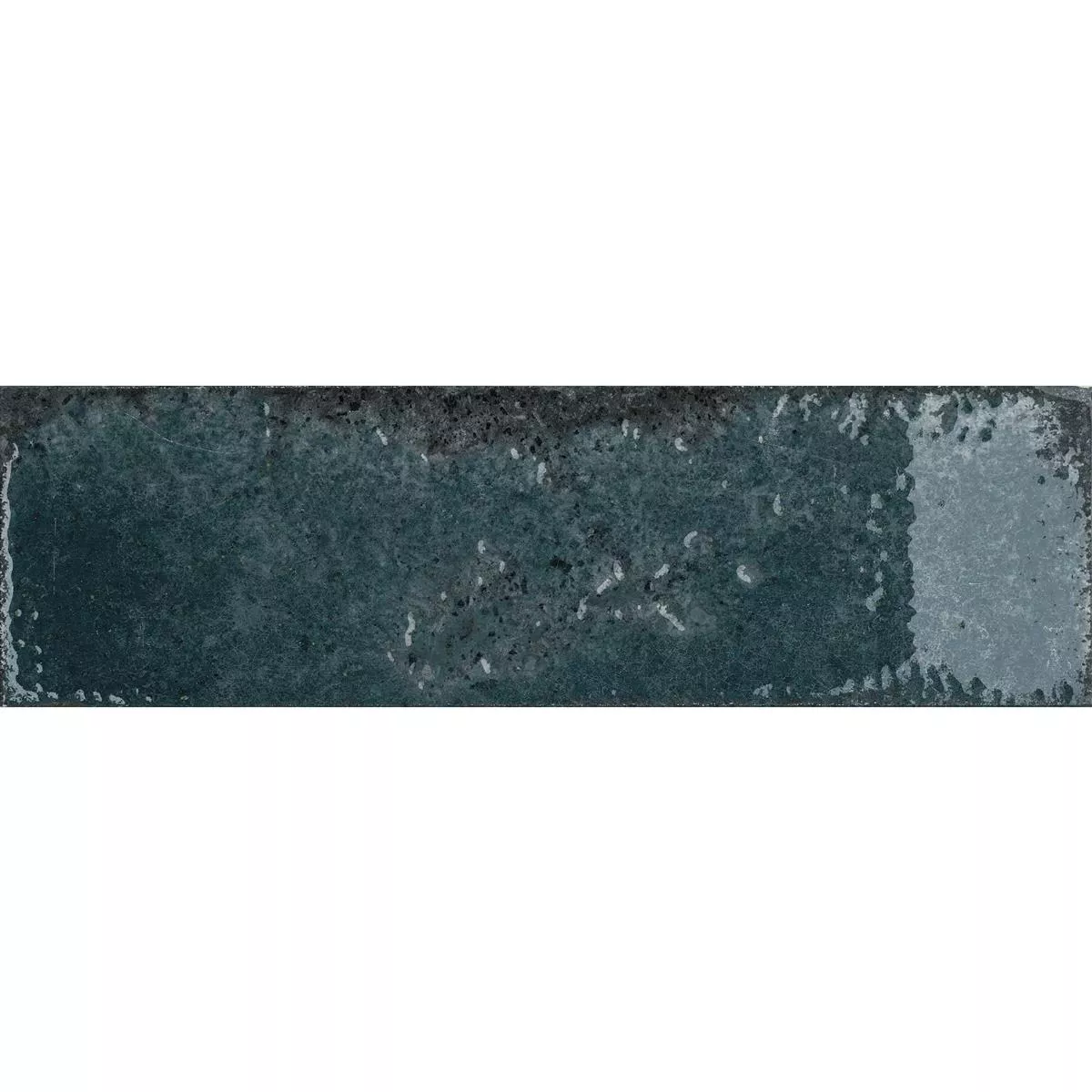 Vzorek Nástěnné Obklady Lara Lesklá Zvlněné 10x30cm Modrá