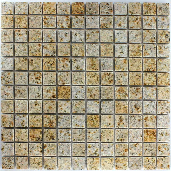 Mozaiková Dlaždice Žula 23x23x8mm Hnědá