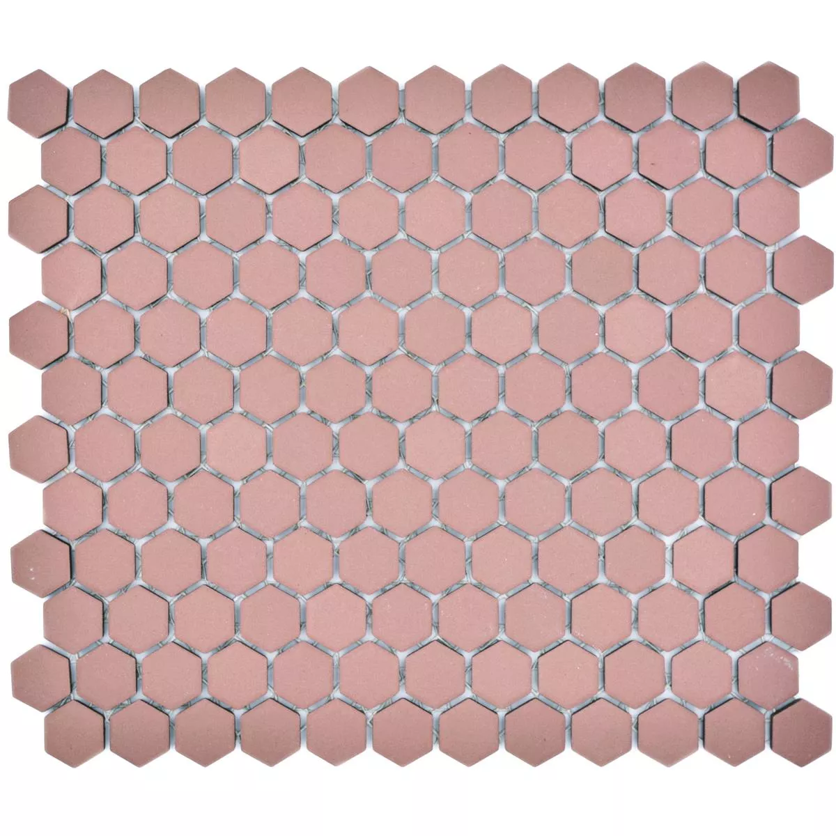 Vzorek Keramická Mozaikové Bismarck R10B Šestiúhelník Terakota H23