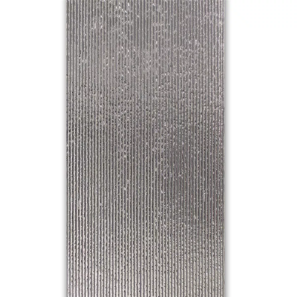 Nástěnný Dekor Dlaždice Stříbrná 30x60cm
