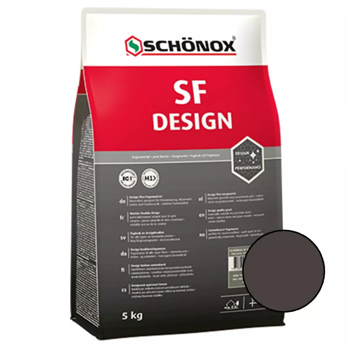Spárovací hmota Schönox SF Design Antracit 5 kg