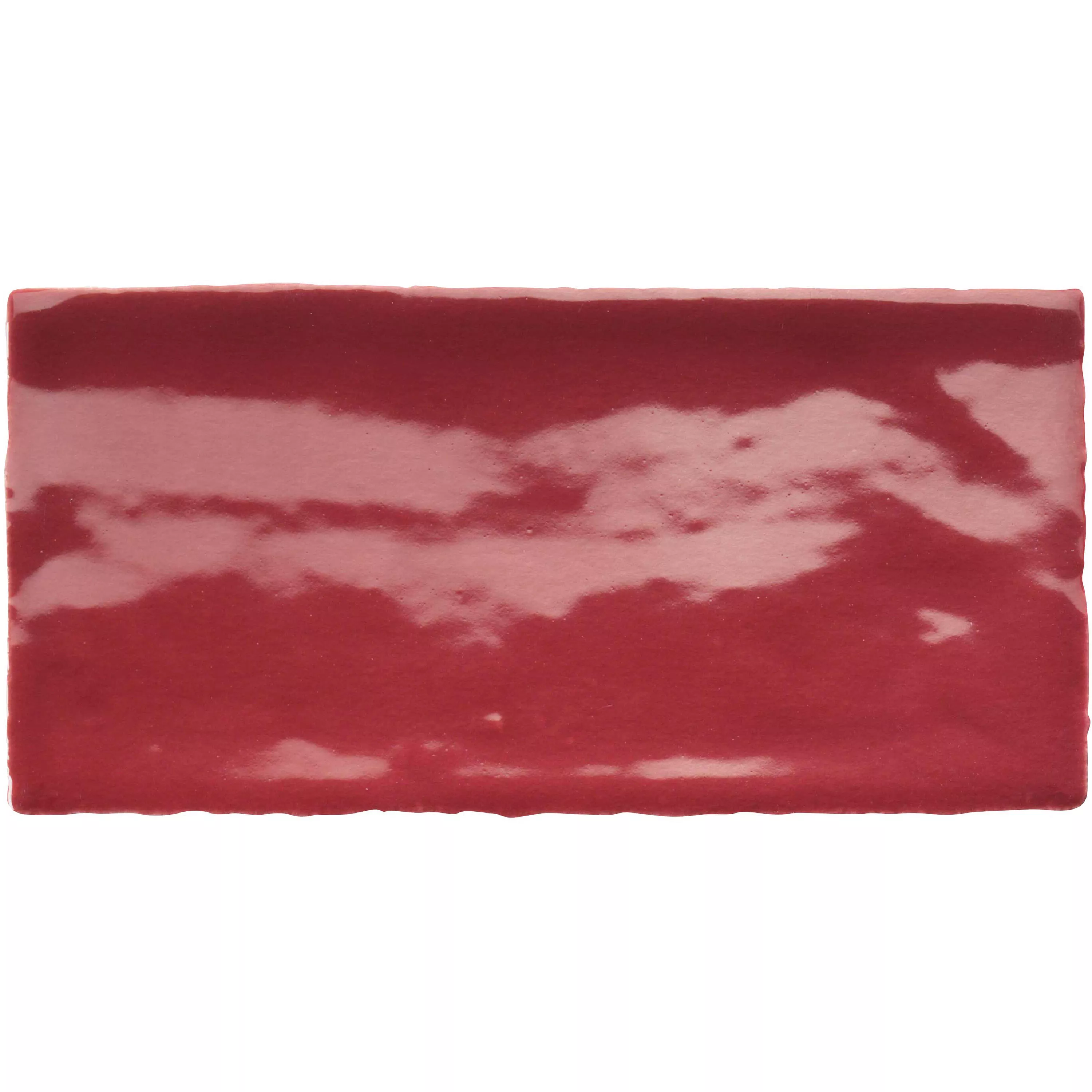Vzorek Obkladačka Algier Ručně Vyrobené 7,5x15cm Vínově Červená