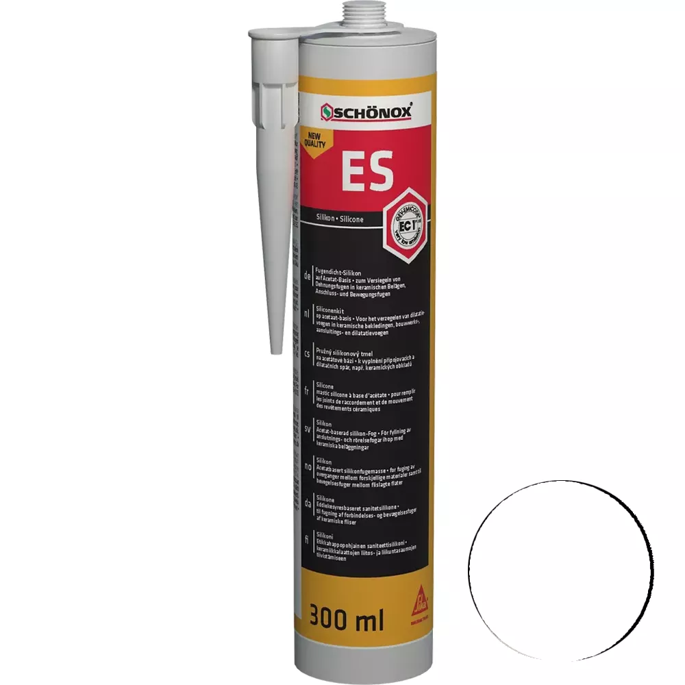Schönox ES Bílý Těsnící Silikon (300ml) Schönox ES Bílý Těsnící Silikon (300ml)