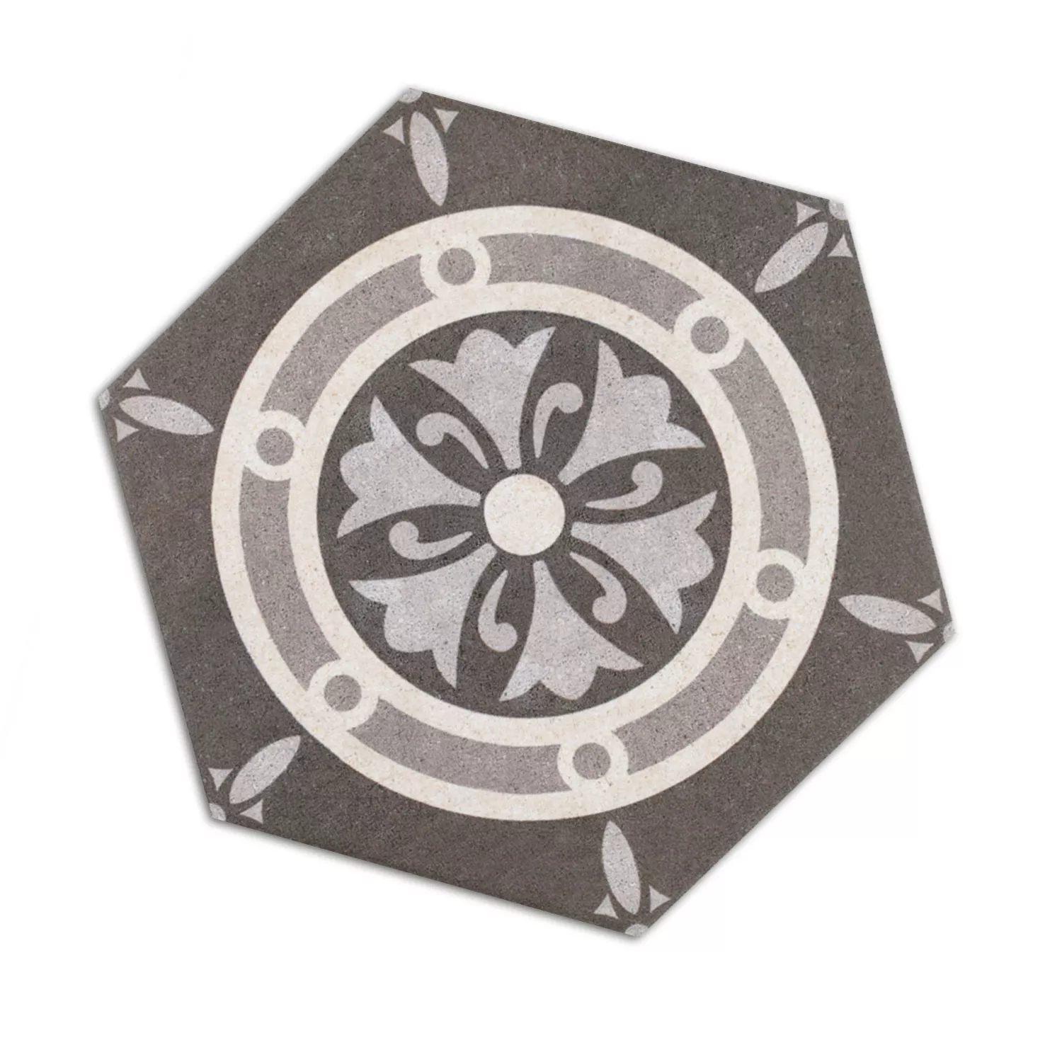 Vzorek Vzhled Cementové Šestiúhelník Podlahové Dlaždice Alicante Dekor Royal