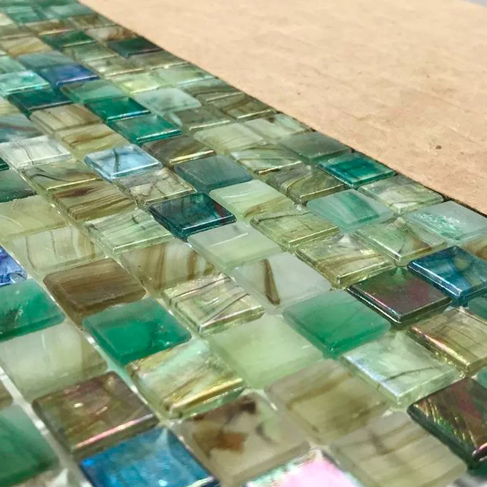 Sklo Plavecký Bazén Mozaikové Dlaždice Pergamon Zelená