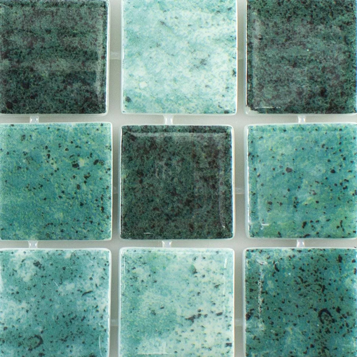 Vzorek Skleněná Mozaika Do Bazénů Baltic Zelená