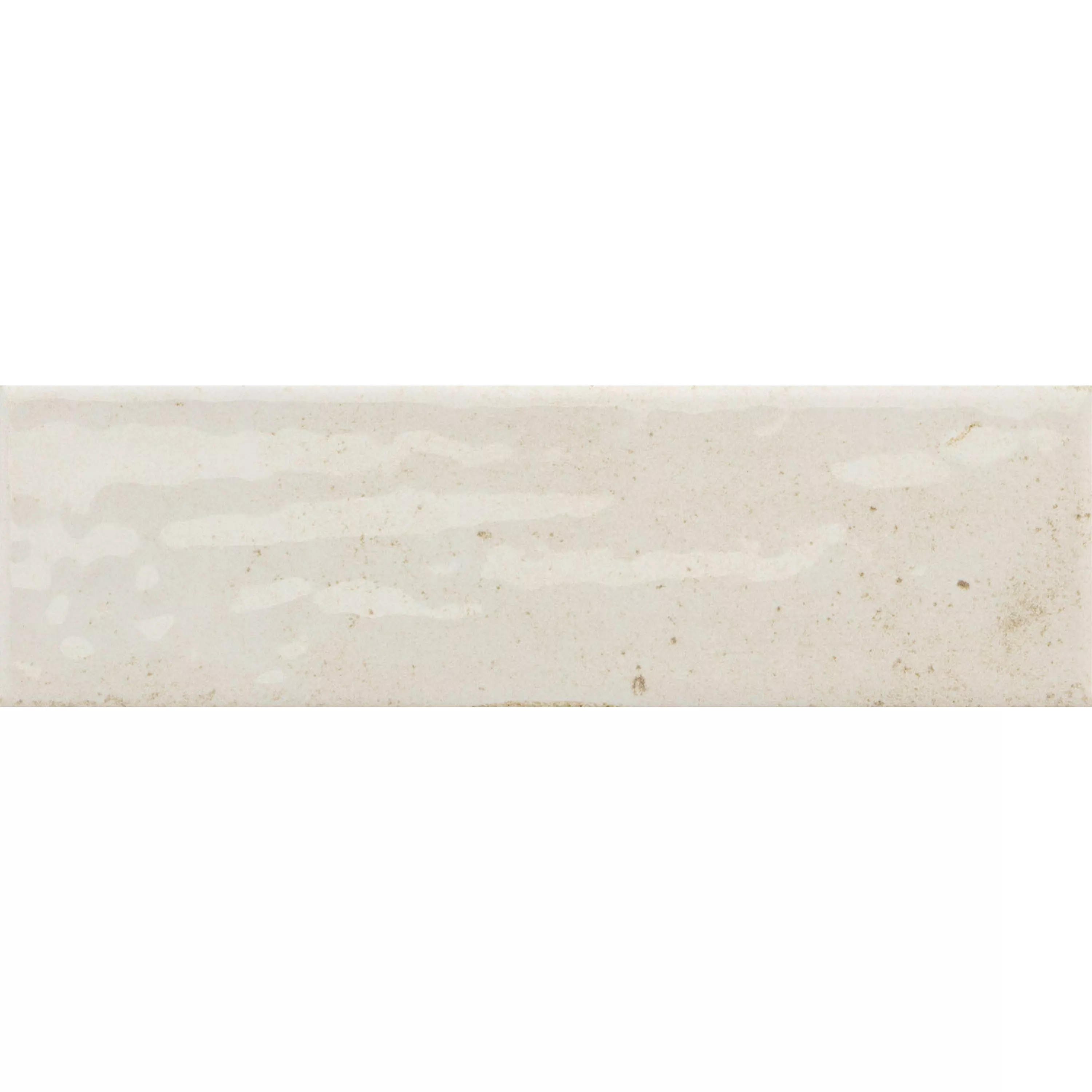 Nástěnné Obklady Arosa Lesklá Zvlněné Bílá 6x25cm