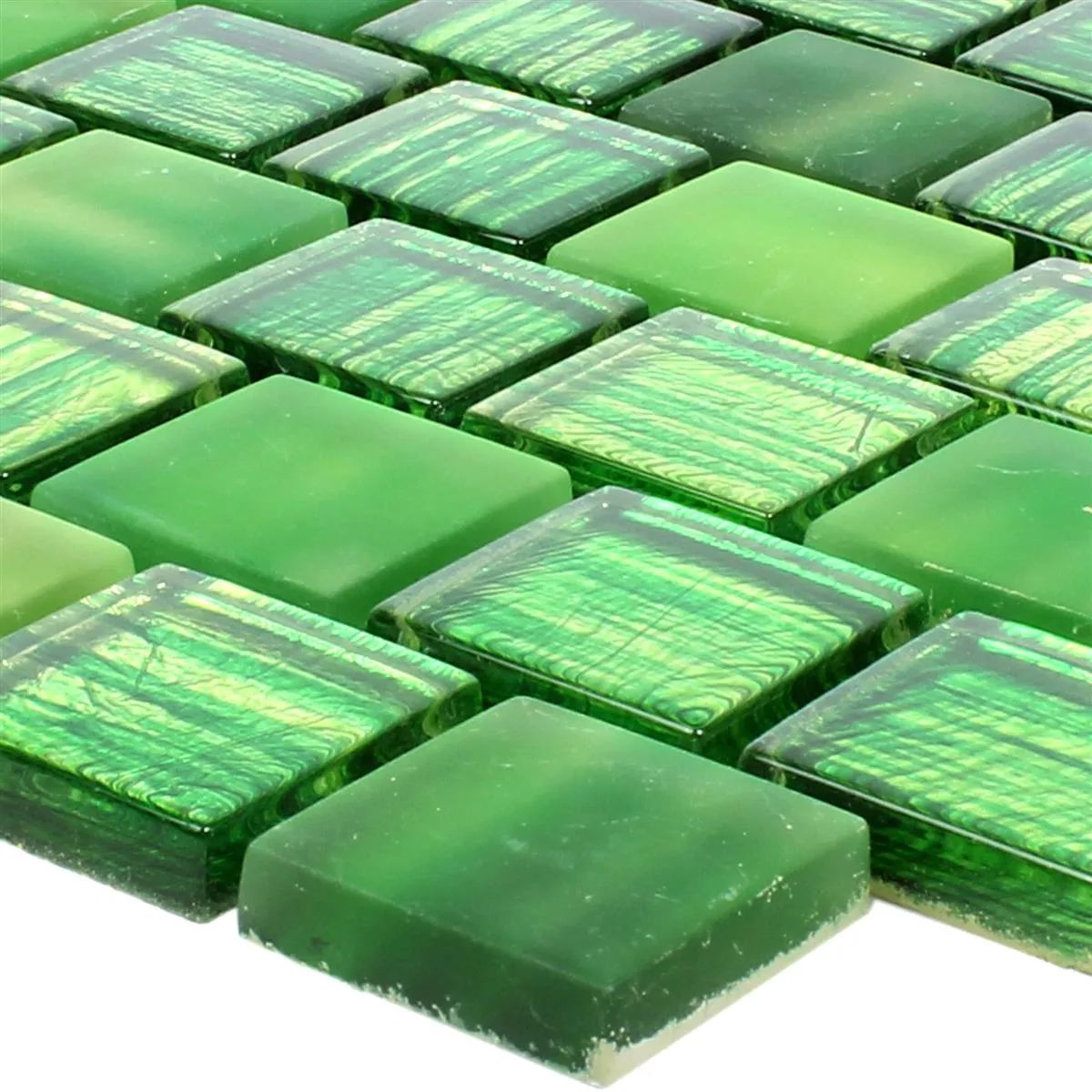 Skleněná Mozaika Dlaždice Lanzarote Zelená