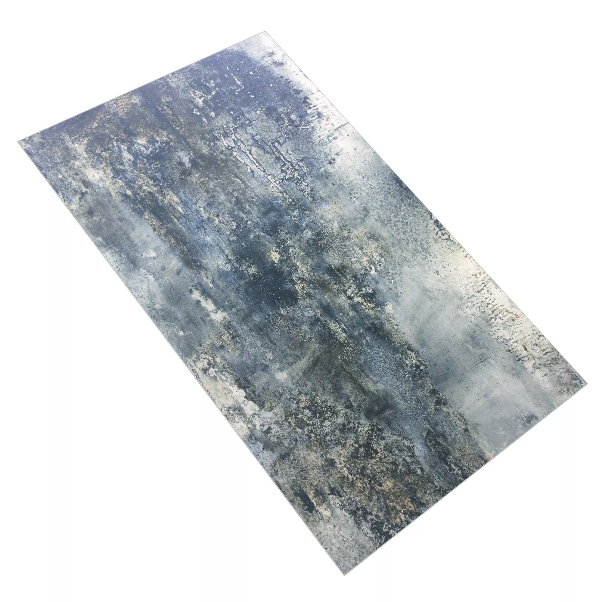 Vzorek Podlahové Dlaždice Algier Leštěná Modrá 60x120cm